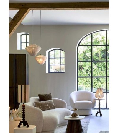Suspension FELIDA – Luminaire en corde naturelle | Lumiland