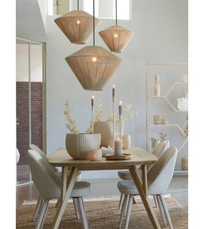 Suspension FELIDA – Luminaire en corde naturelle | Lumiland