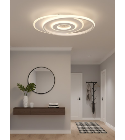 Plafonnier NAZAR blanc – Luminaire design moderne