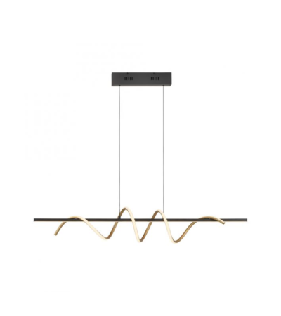 Suspension EMANDA laiton noir – Luminaire design | Lumiland
