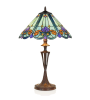 Lampe Tiffany AURÉLIA – Lampe en vitrail aux teintes cuivrées