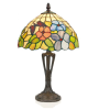 Lampe TIFFANY FLORA – Vitrail floral décoratif | Lumiland