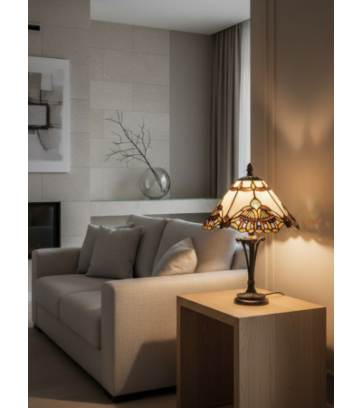 Lampe Tiffany Élégancia – Lampe Art Déco | Lumiland