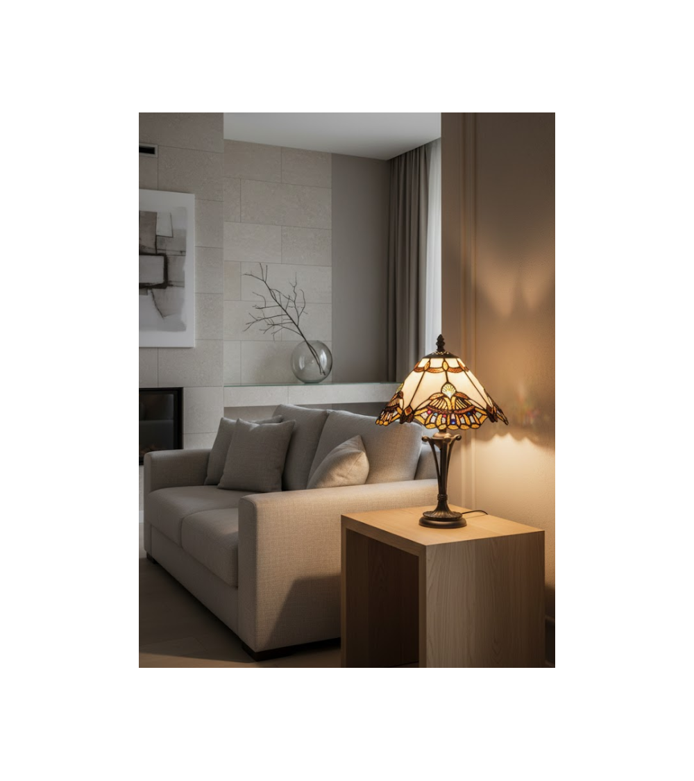 Lampe Tiffany Élégancia – Lampe Art Déco | Lumiland