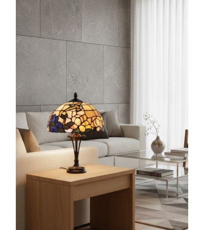 Lampe Tiffany Aurélia – Lampe déco vitrail | Lumiland