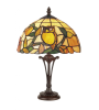 Lampe Tiffany Chouettia – Lampe vitrail chouette | Lumiland