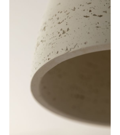 Suspension TRAVENTA – 3 lumières aspect travertin | Lumiland