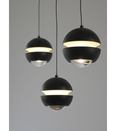 Suspension LINI LED noire – Design moderne | Lumiland