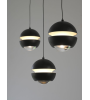 Suspension LINI LED noire – Design moderne | Lumiland