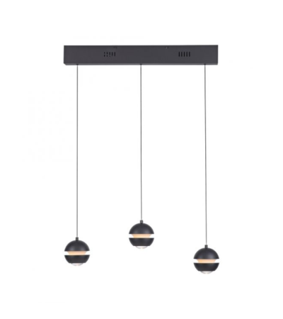 Suspension LINI LED noire – Design moderne | Lumiland