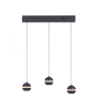 Suspension LINI LED noire – Design moderne | Lumiland