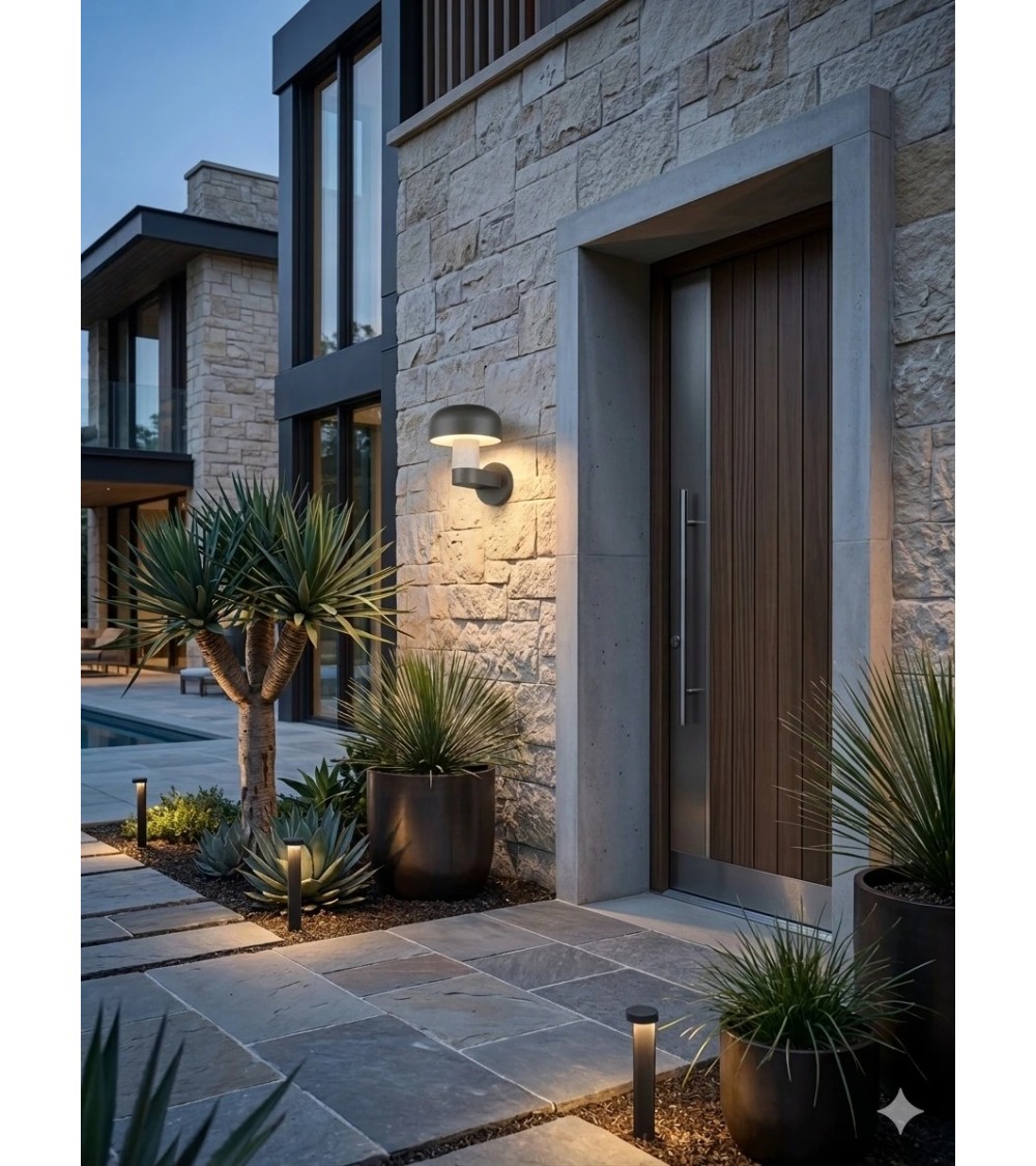 Applique extérieure FRASER béton IP54 – Lumiland