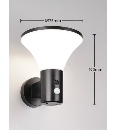 Applique extérieure LED GORDA IP44 500lm | Lumiland