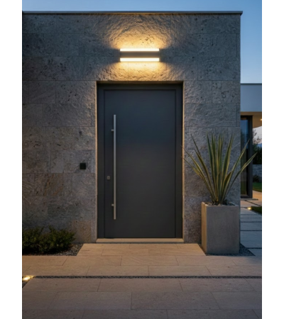 Applique extérieure DAWSON LED – Anthracite | Lumiland