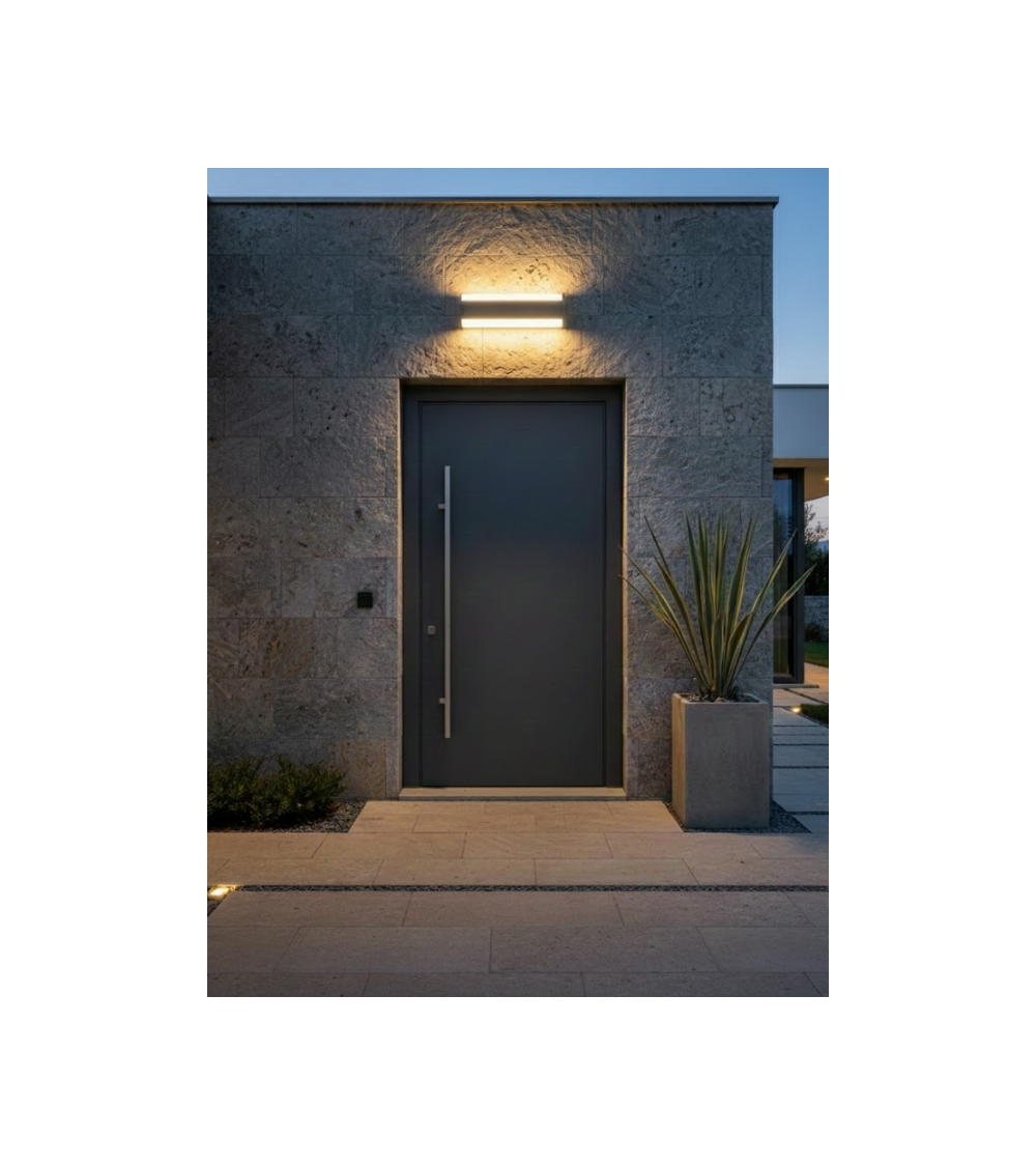 Applique extérieure DAWSON LED – Anthracite | Lumiland