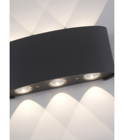 Applique murale extérieure LED CARLO anthracite | Lumiland