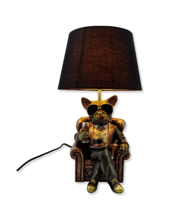 Lampe décorative Sir Winston – Lampe design bouledogue | Lumiland