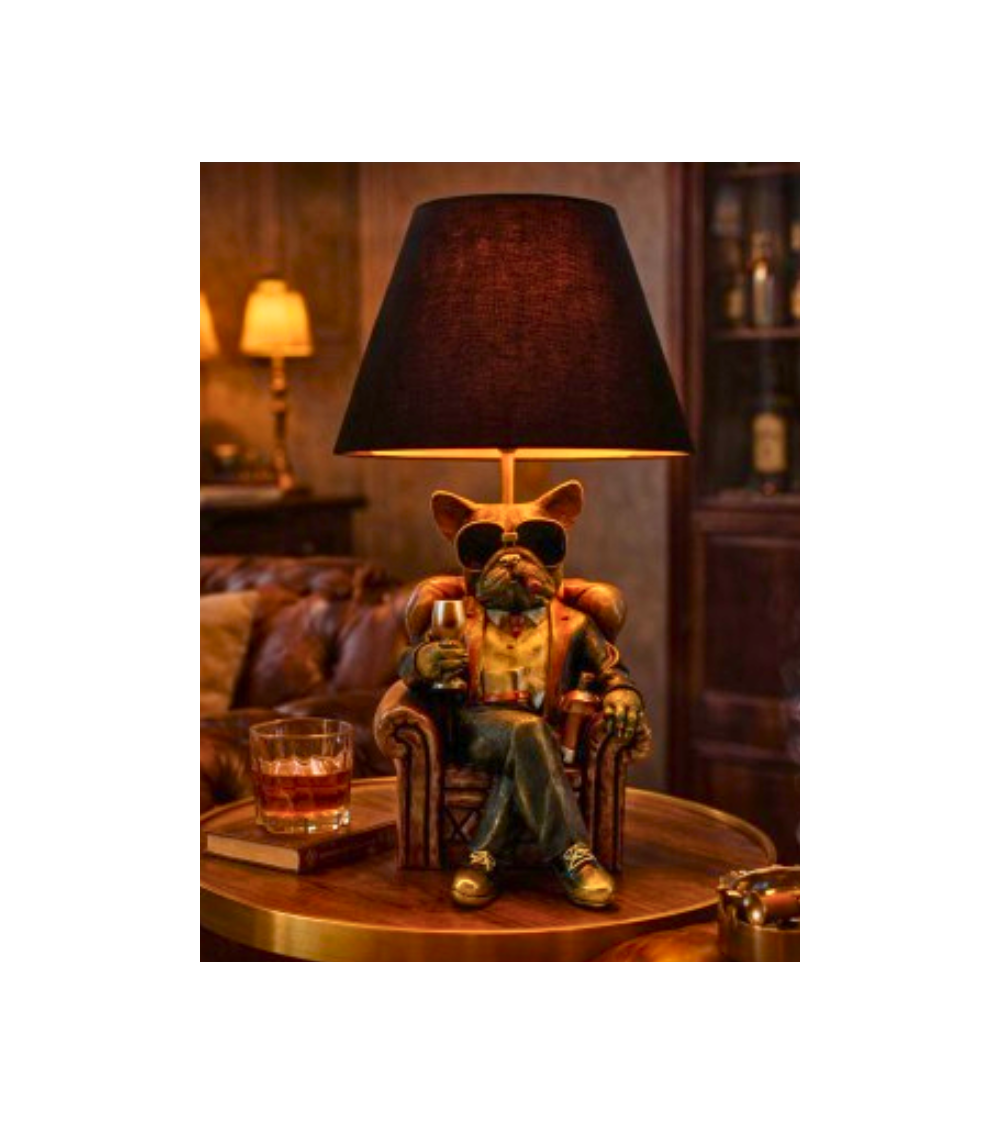 Lampe décorative Sir Winston – Lampe design bouledogue | Lumiland