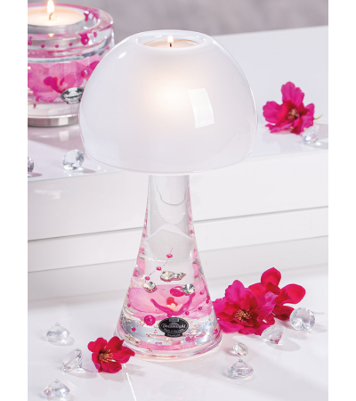 Bougeoir décoratif Hanamy & Orchidée – Verre | Lumiland