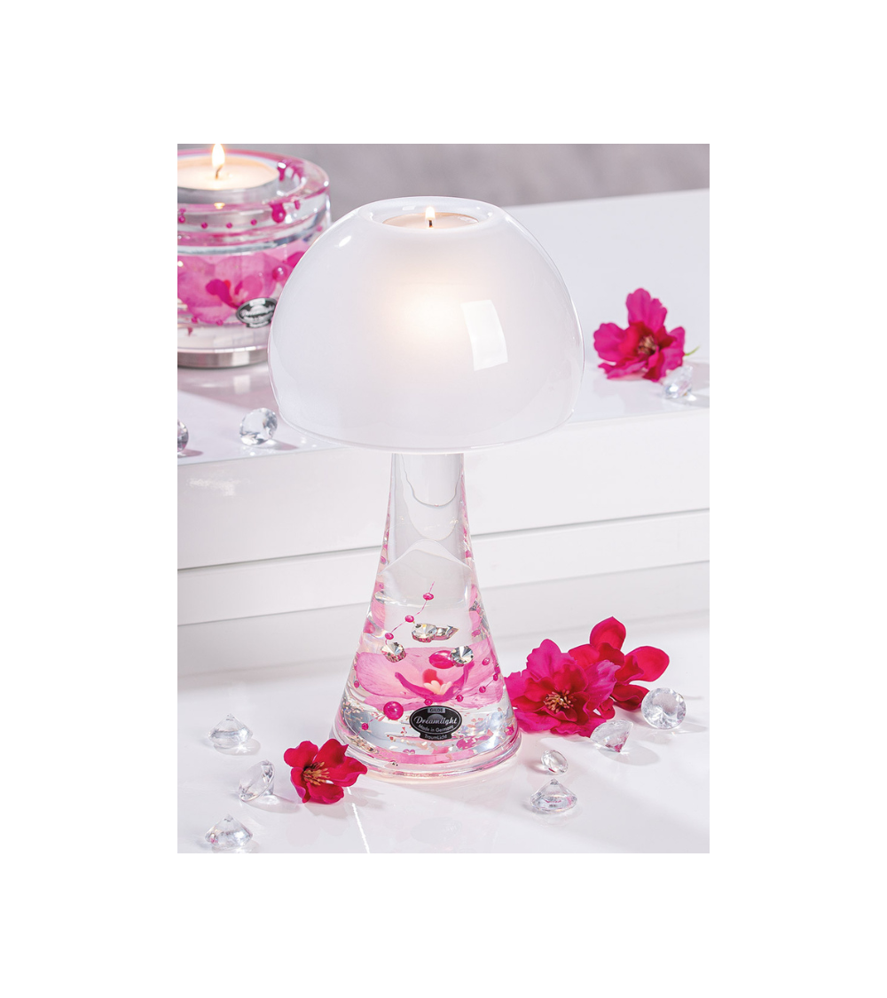 Bougeoir décoratif Hanamy & Orchidée – Verre | Lumiland