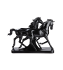 Sculpture cheval noir LUNA – Déco chic | Lumiland