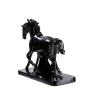 Sculpture cheval noir LUNA – Déco chic | Lumiland