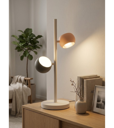 Lampe à poser CANNON multicolore 2 lumières LED