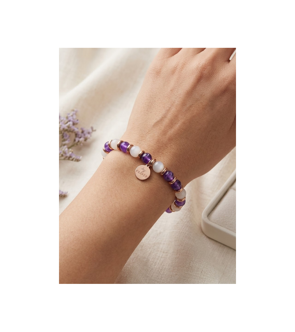 Bracelet lithothérapie Lily Parker – Bracelets bien-être en pierres