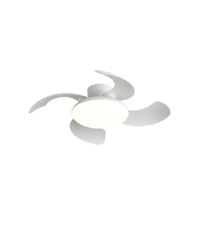 Ventilateur de Plafond ALOHA Blanc LED | Pales Rétractables & Moteur D