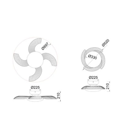 Ventilateur de Plafond ALOHA Blanc LED | Pales Rétractables & Moteur D