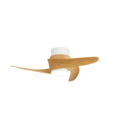 Ventilateur de plafond GROENLAND XS Bois LED | Silencieux avec Télécom