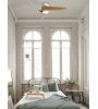 Ventilateur de plafond GROENLAND XS Bois LED | Silencieux avec Télécom