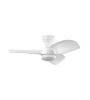 Ventilateur plafonnier CRETA blanc LED | Lumiland