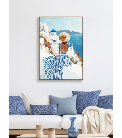 Tableau ÉVASION 70x100 cm – Toile encadrée | Lumiland
