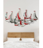 Décoration murale RÉGATE en métal 151 cm | Lumiland