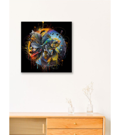 Impression sur verre LAGON 40x40 cm | Lumiland
