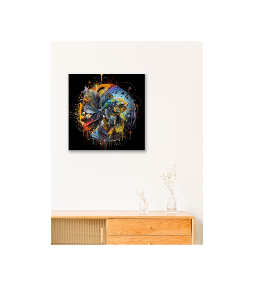 Impression sur verre LAGON 40x40 cm | Lumiland