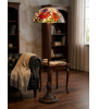 Lampadaire Tiffany vitrail floral – Luminaire salon élégant | Lumiland