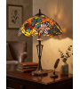 Lampe Tiffany Libellules – Lampe à poser en vitrail | Lumiland