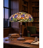 Lampe Tiffany IRIS – Lampe à poser en vitrail floral | Lumiland