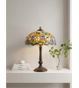 Lampe Tiffany IRIS – Lampe à poser en vitrail floral | Lumiland