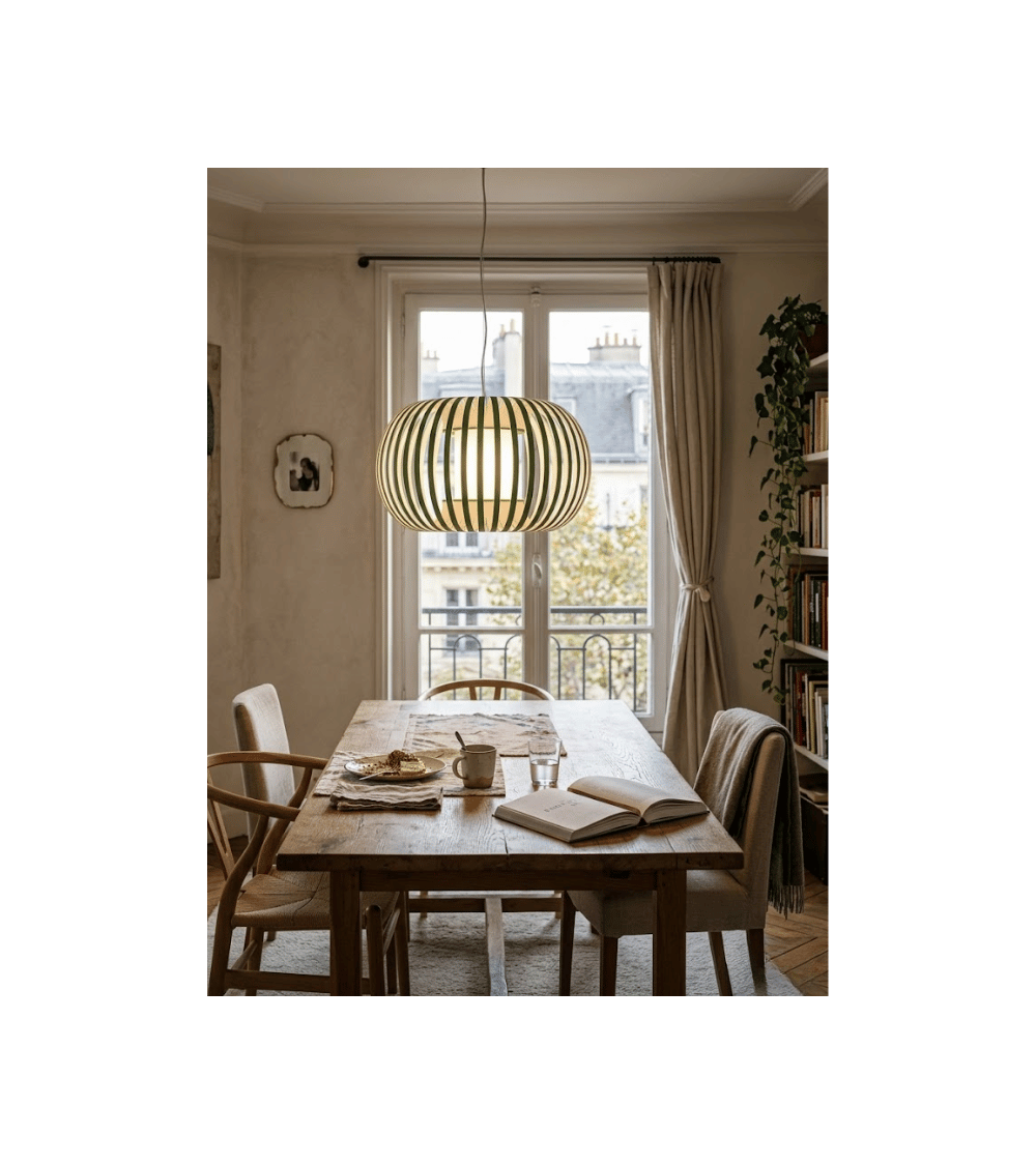 Suspension ESTENO en velours – 38 ou 60 cm | Lumiland