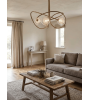 Ras de plafond NIOBE en laiton – 3 ou 6 lumières | Lumiland