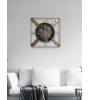 Horloge carrée à engrenages : design et originalité -Lumiland.fr