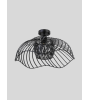 Plafonnier MARINE Métal Blanc ou Noir Ø45 cm E27 | Lumiland