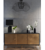Plafonnier MARINE Métal Blanc ou Noir Ø45 cm E27 | Lumiland