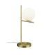 Lampe PURE, Laiton Mat, 1 lumière, verre opale.