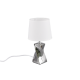 Lampe ABEBA, Argent, 1 lumière, 28 cm.