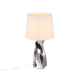 Lampe ABEBA, Argent, 1 lumière, 68 cm.