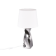 Lampe ABEBA, Argent, 1 lumière, 68 cm.